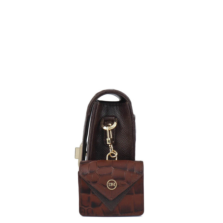 Allure Croco Franzy Leather Sling - Date