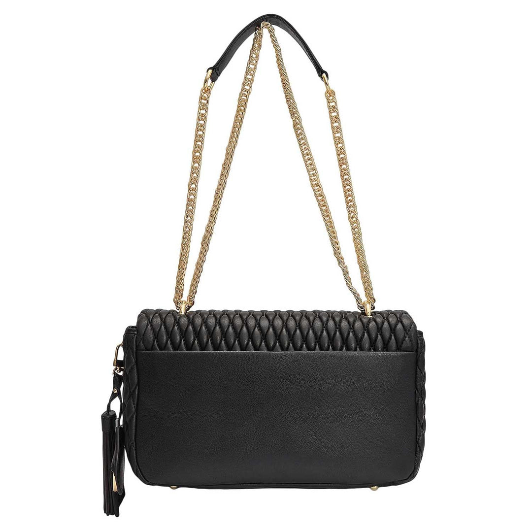 Medium Francesca Shoulder Bag - Black