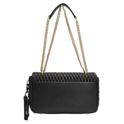 Medium Francesca Shoulder Bag - Black