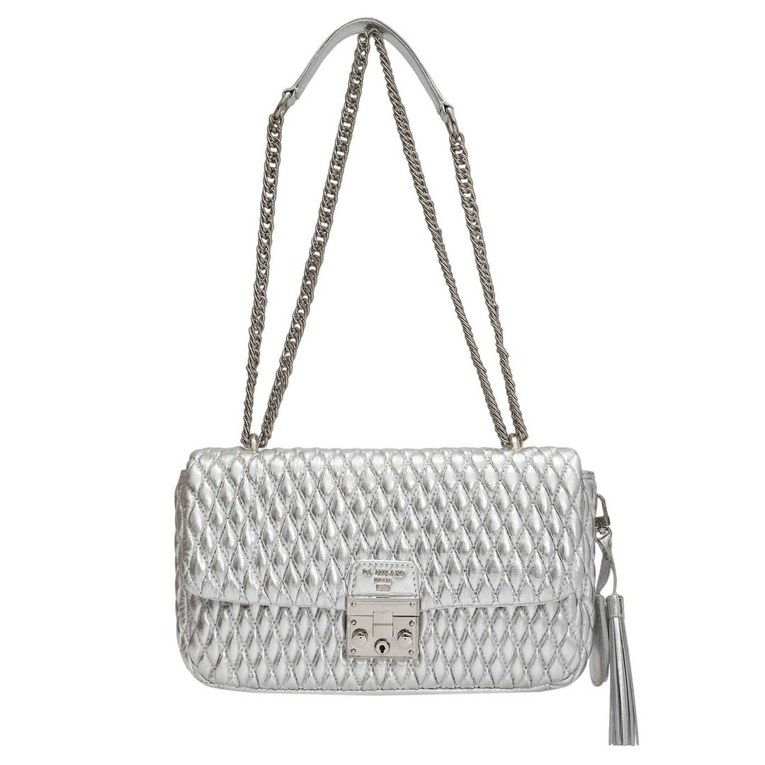 Medium Francesca Shoulder Bag - Silver