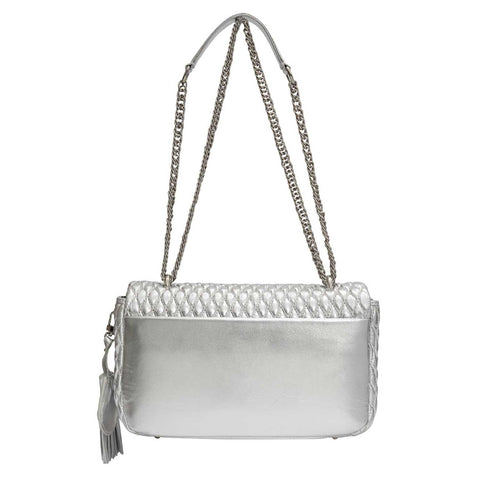 Medium Francesca Shoulder Bag - Silver