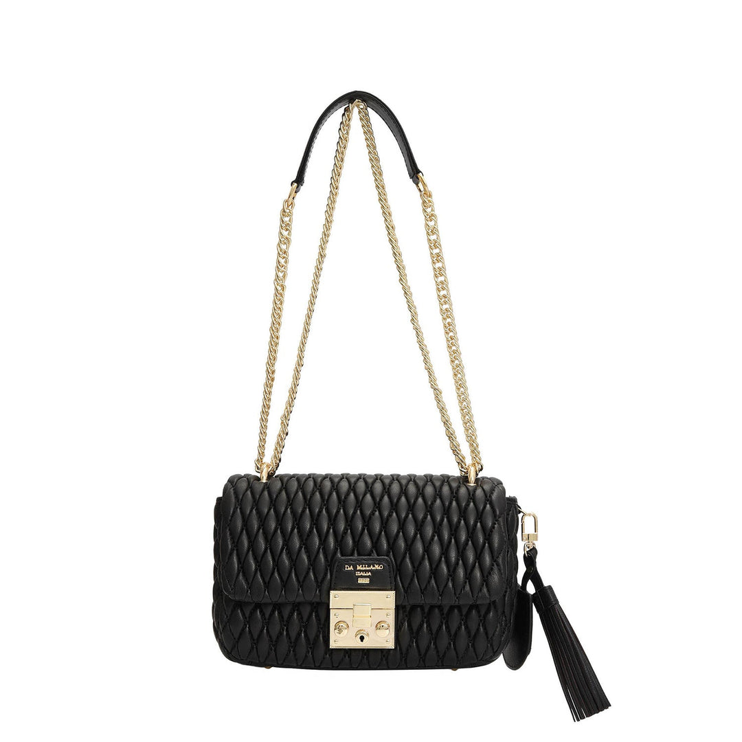 Small Francesca Shoulder Bag - Black