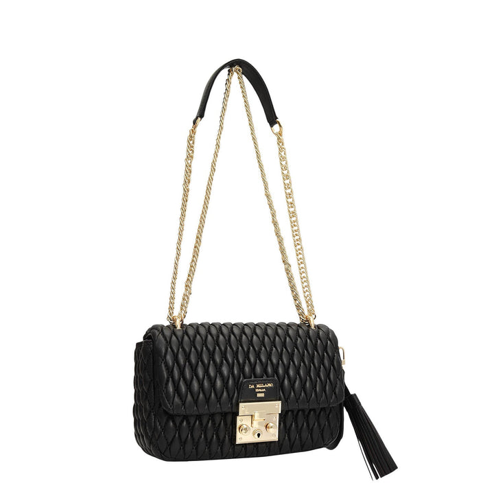 Small Francesca Shoulder Bag - Black