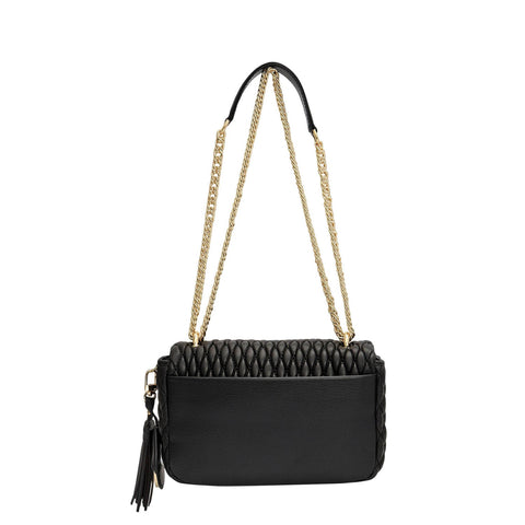 Small Francesca Shoulder Bag - Black