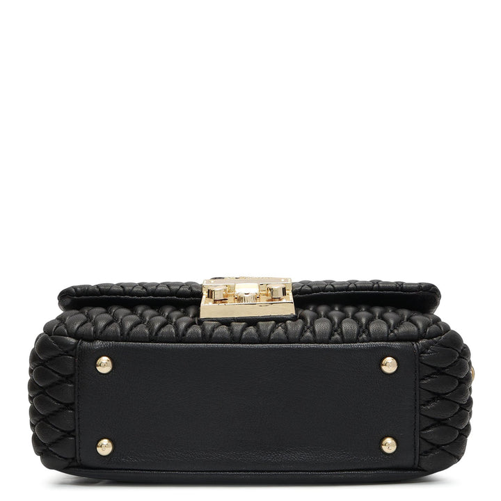 Small Francesca Shoulder Bag - Black