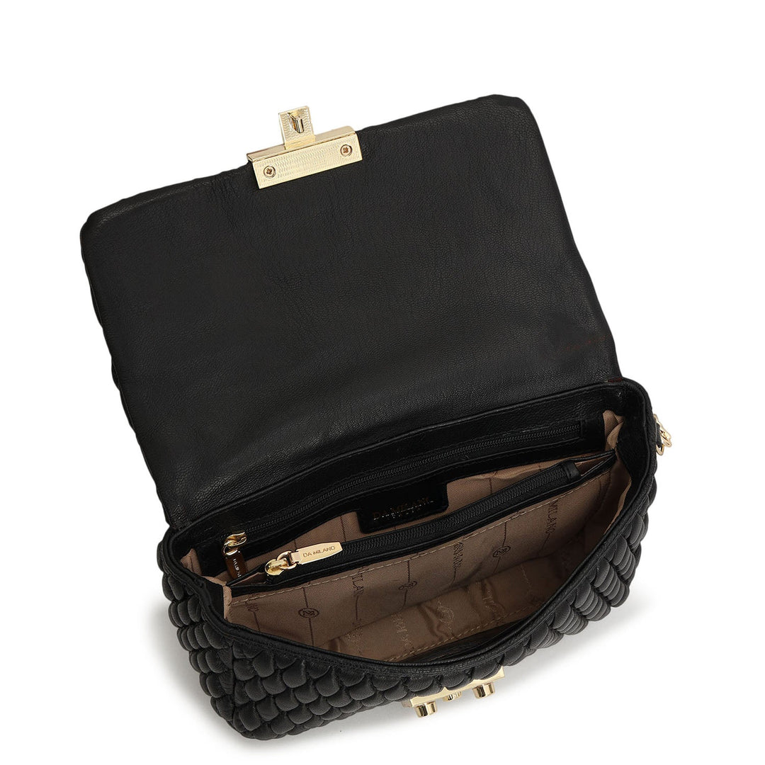 Small Francesca Shoulder Bag - Black