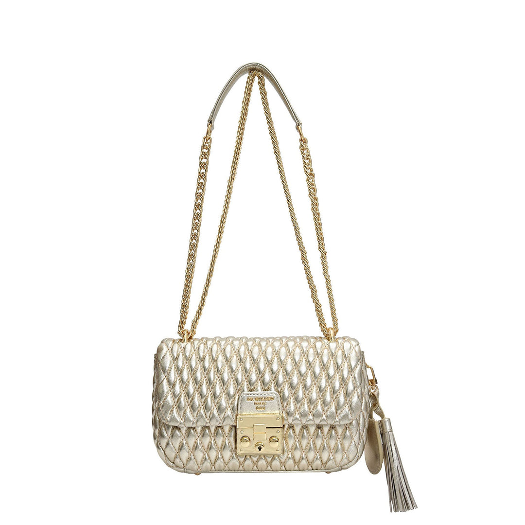 Small Francesca Shoulder Bag - Gold