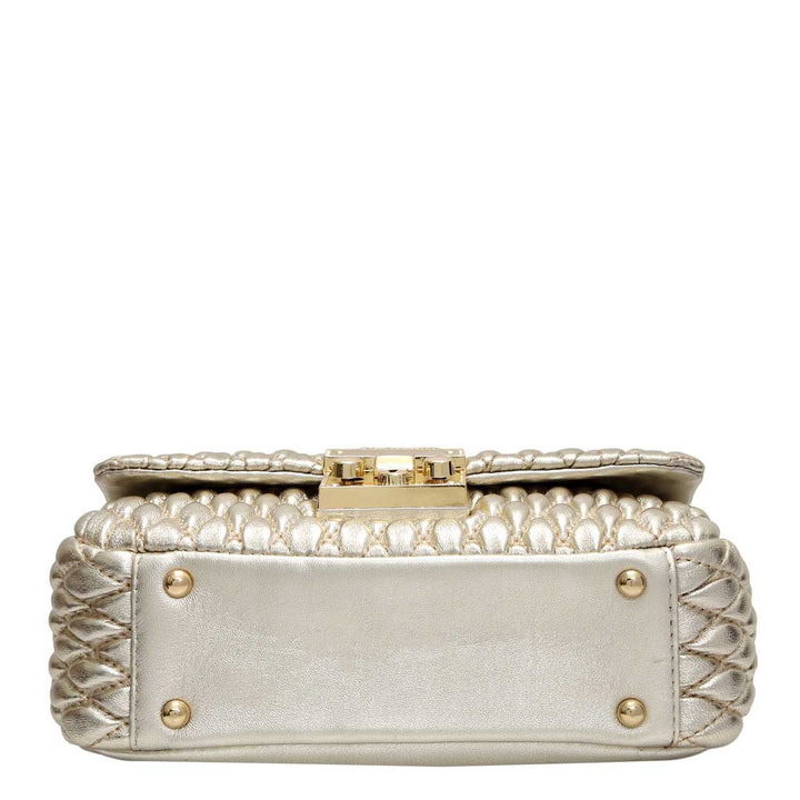 Small Francesca Shoulder Bag - Gold