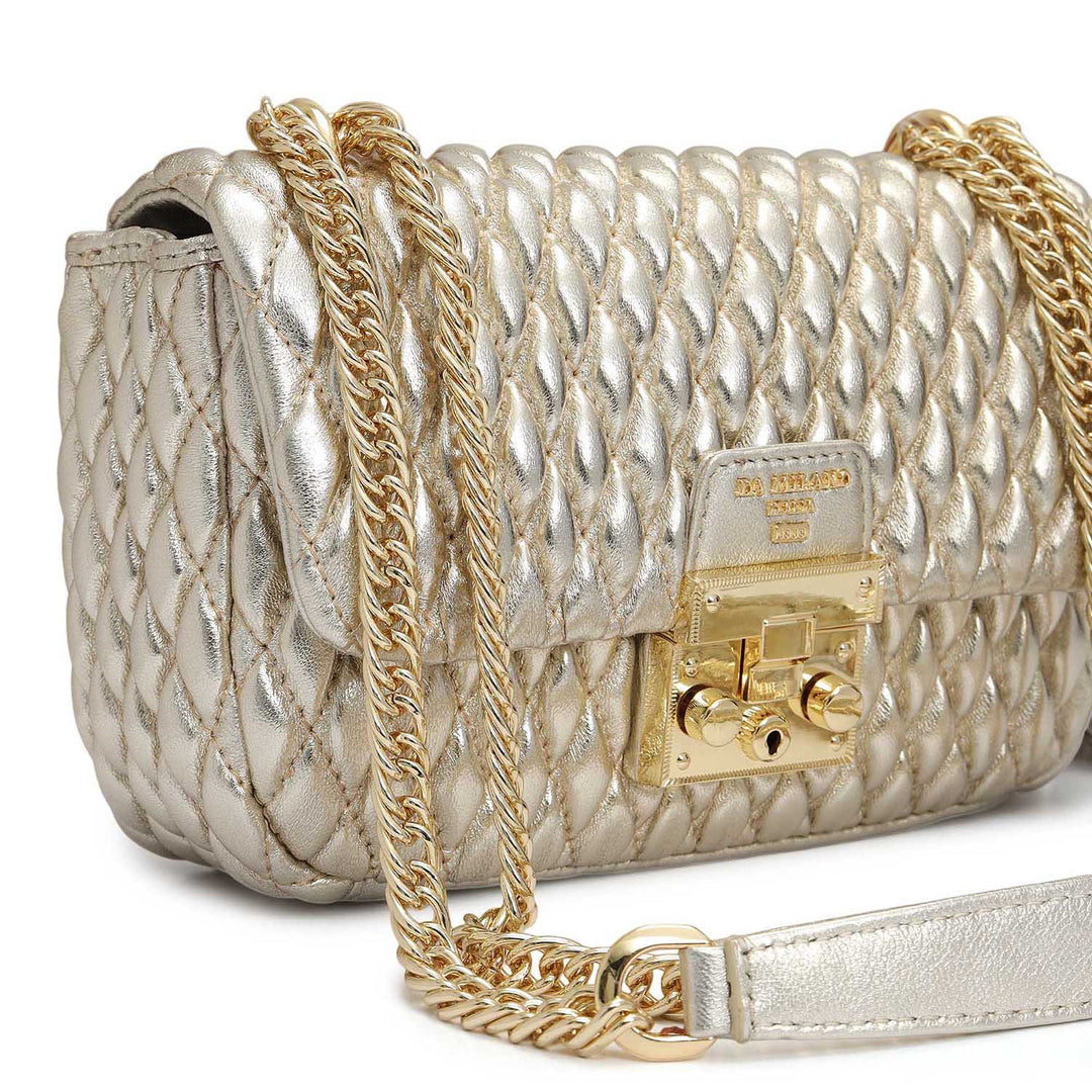 Small Francesca Shoulder Bag - Gold
