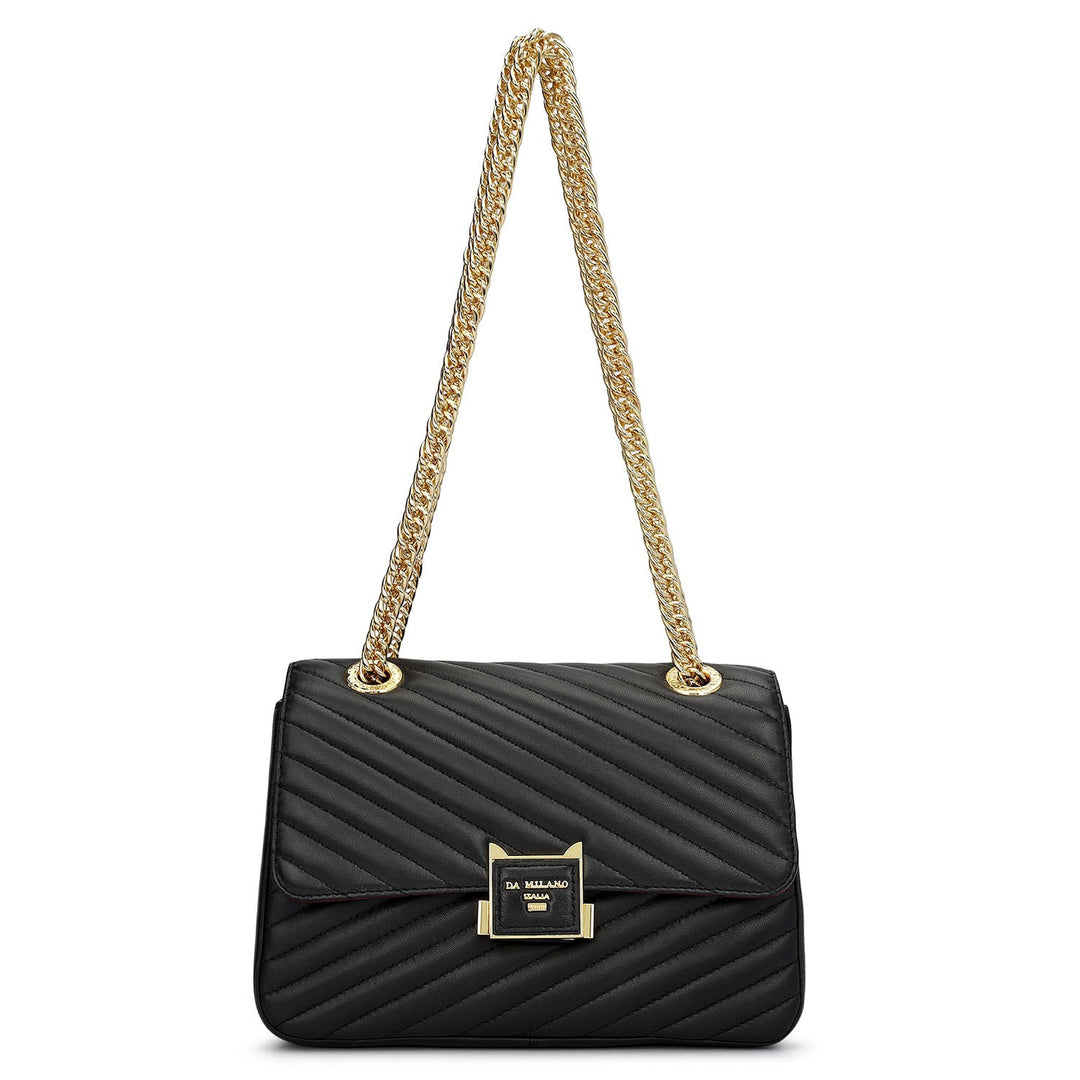 Chevron Double Chain Bag (S)