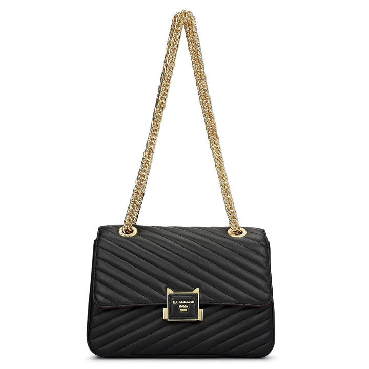 Chevron Double Chain Bag (S)