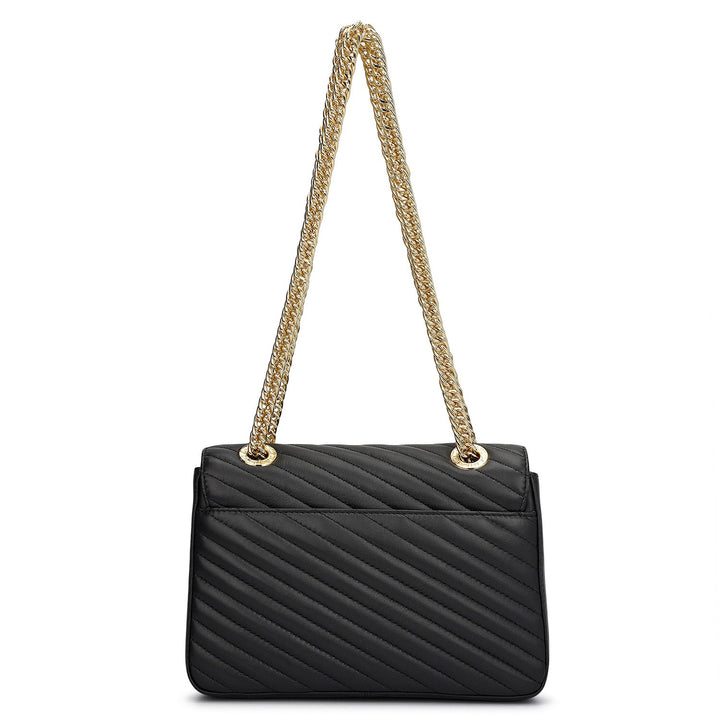 Chevron Double Chain Bag (S)