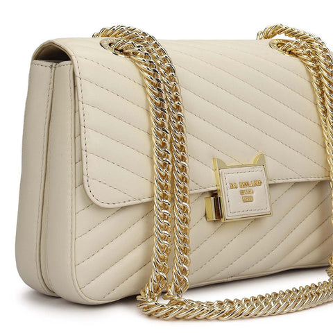 Chevron Double Chain Bag (S)