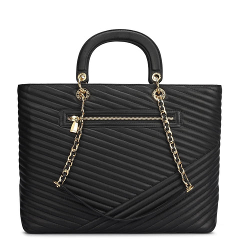 Chevron Shopper Bag (L)