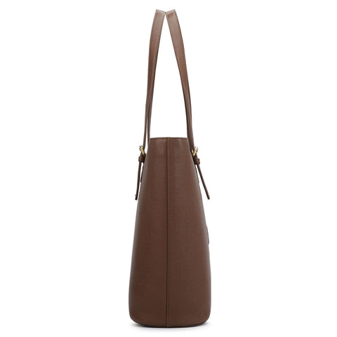 Large Franzy Leather Tote - Date
