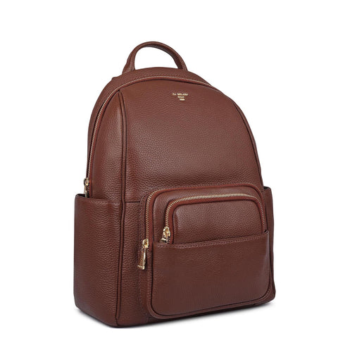 Wax Leather Backpack - Espresso