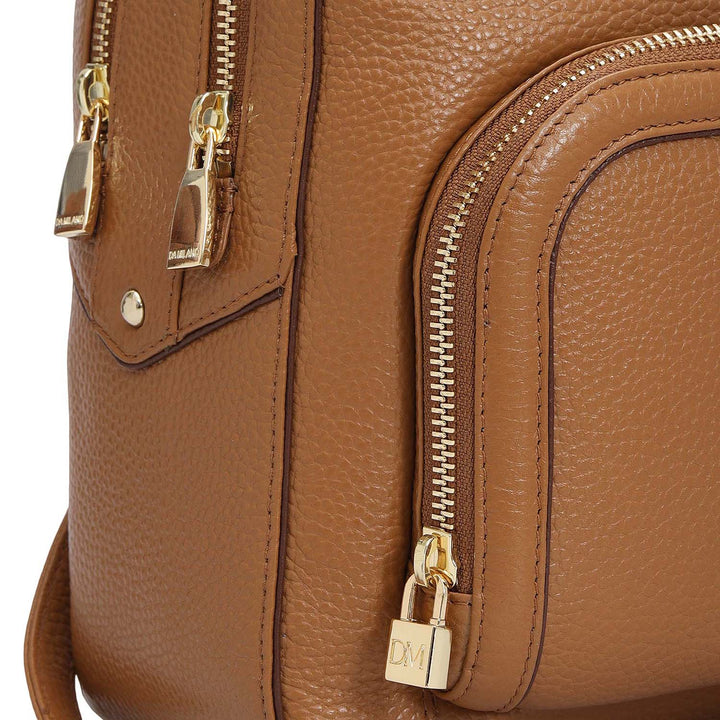 Wax Leather Backpack - Caramel