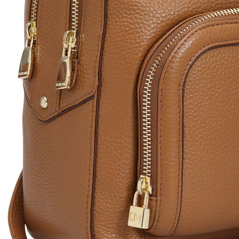 Wax Leather Backpack - Caramel