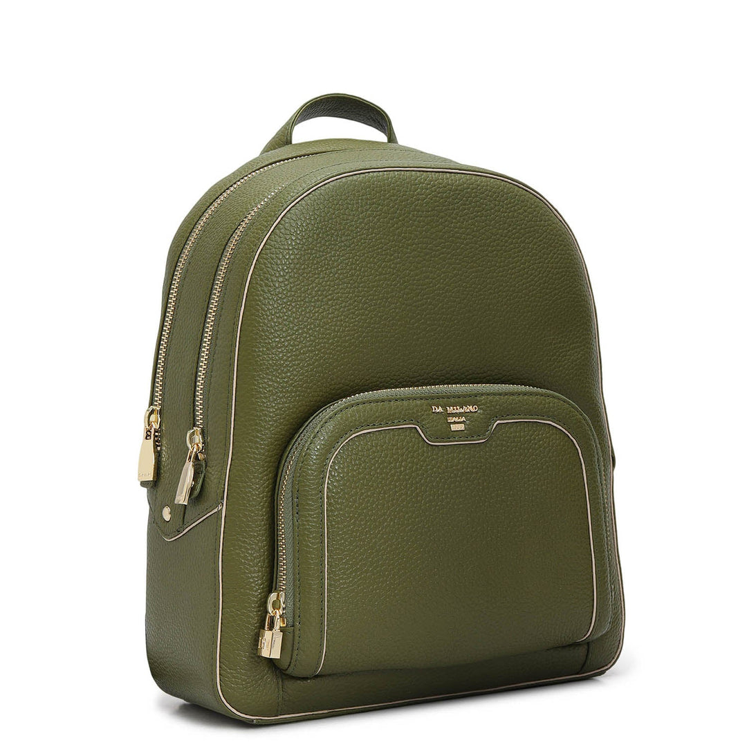 Wax Leather Backpack - Fern