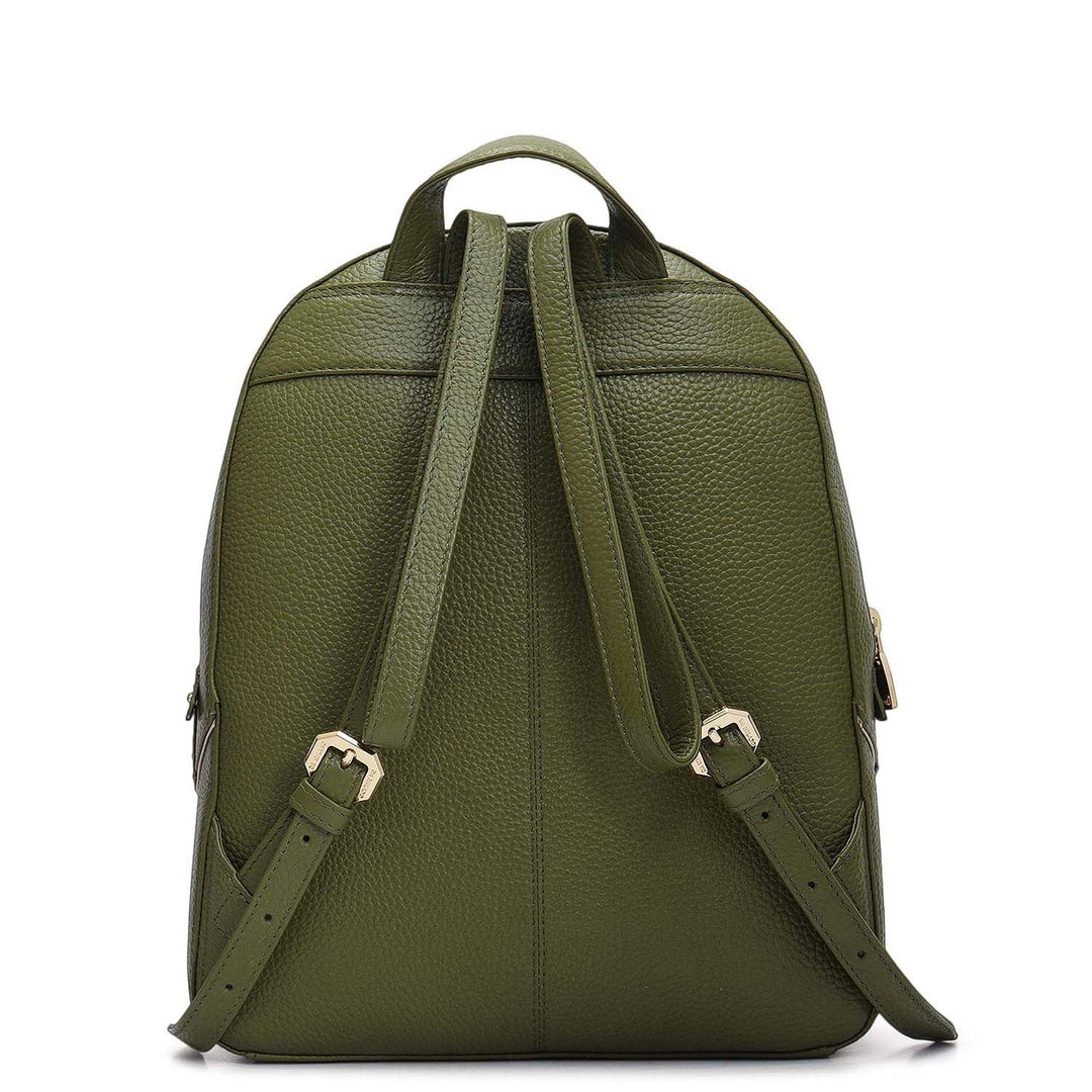 Wax Leather Backpack - Fern