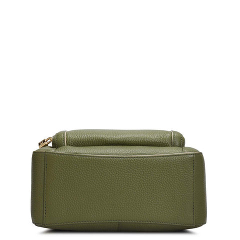 Wax Leather Backpack - Fern