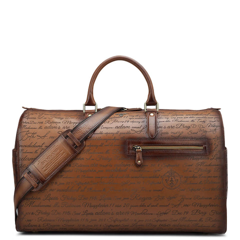 Signato Leather Luggage - Cognac