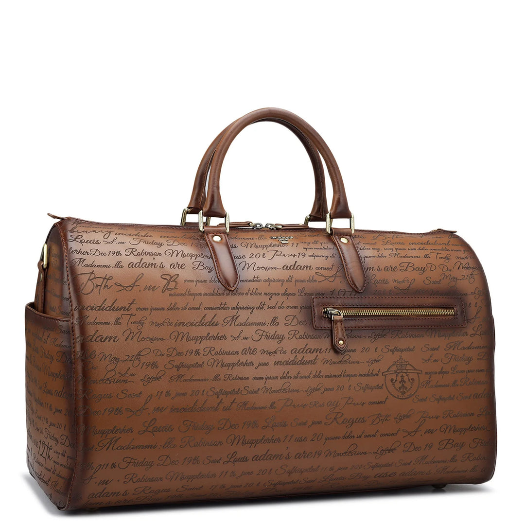 Signato Leather Luggage - Cognac