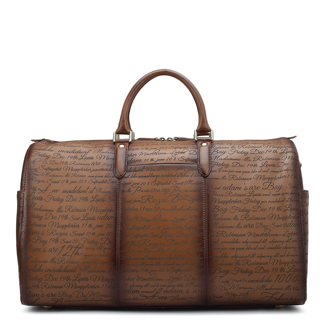 Signato Leather Luggage - Cognac