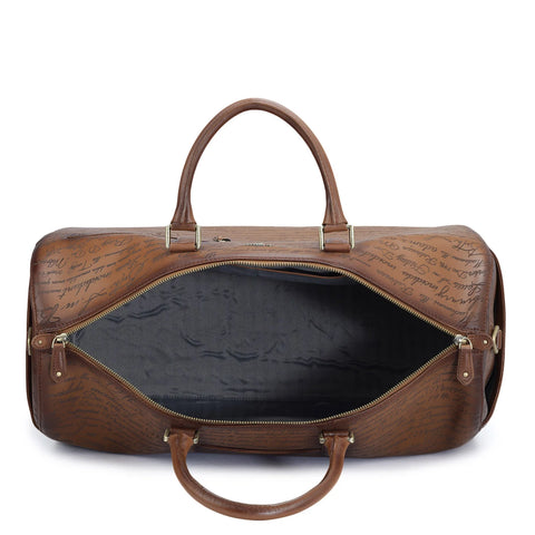 Signato Leather Luggage - Cognac