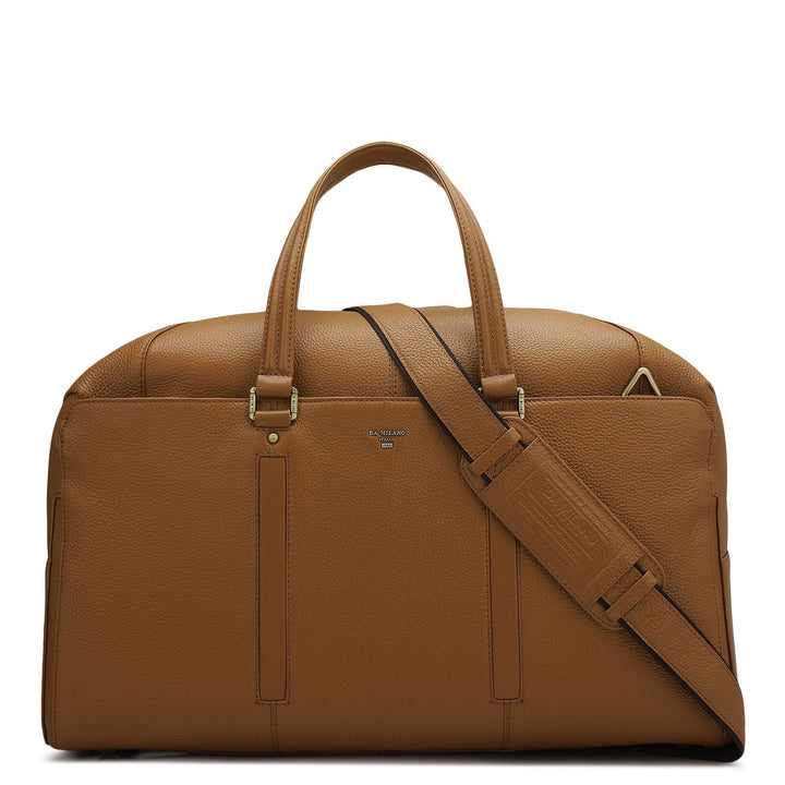 Wax Leather Luggage - Caramel