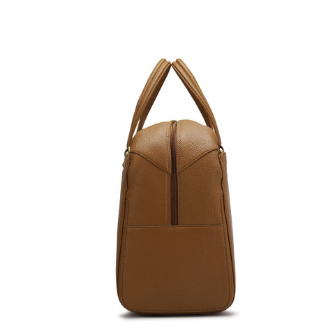 Wax Leather Luggage - Caramel