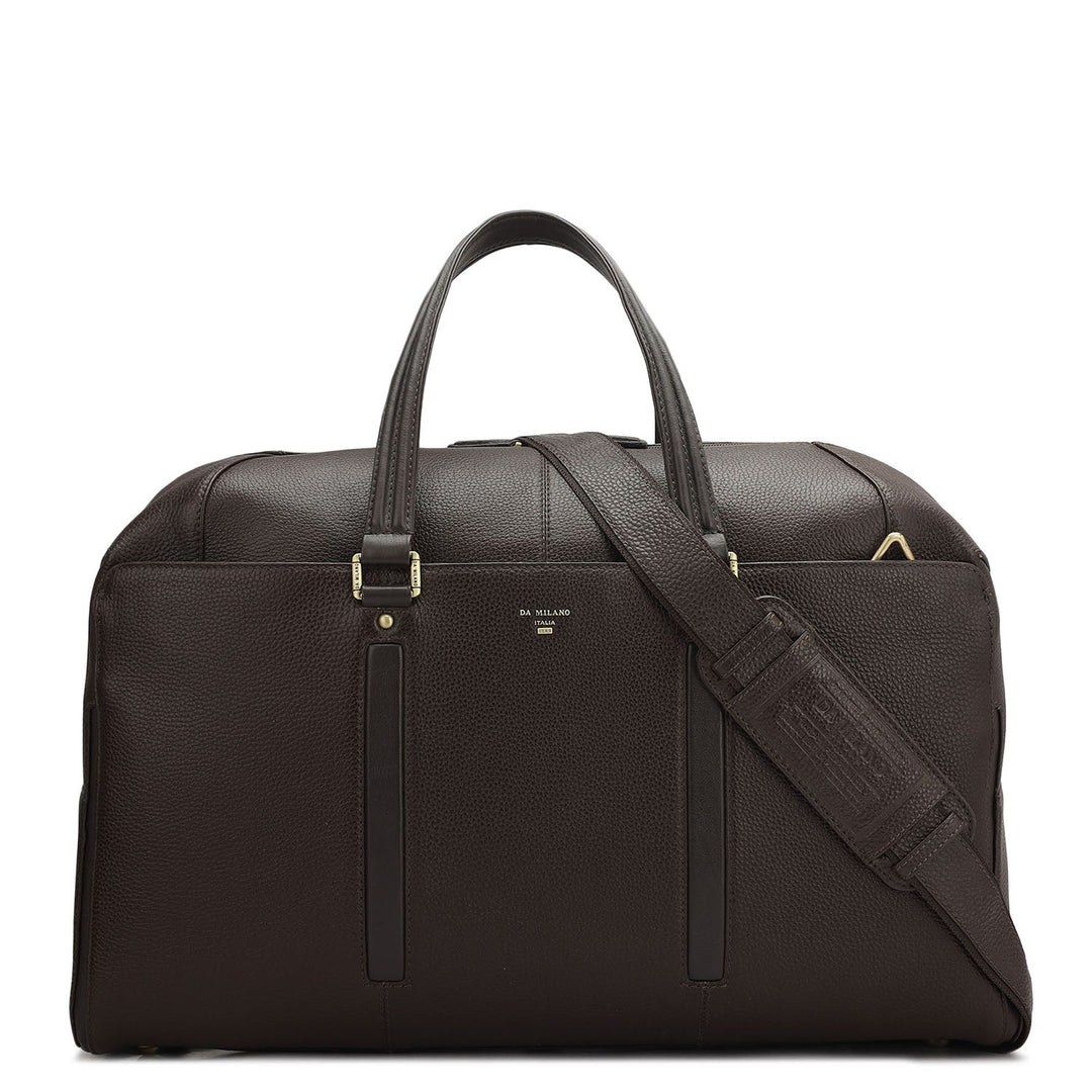 Wax Leather Luggage - Chocolate