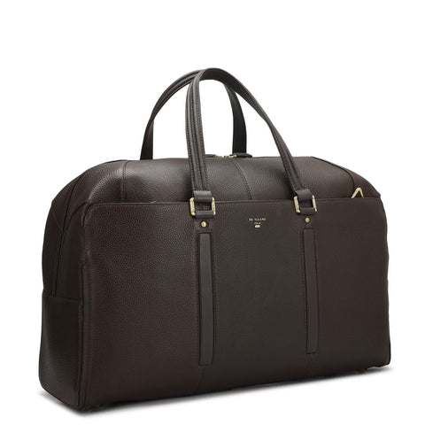 Wax Leather Luggage - Chocolate