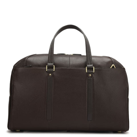 Wax Leather Luggage - Chocolate