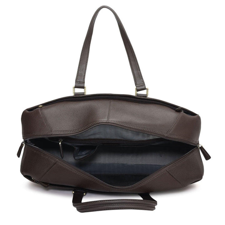 Wax Leather Luggage - Chocolate