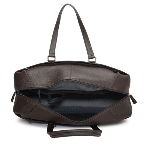 Wax Leather Luggage - Chocolate