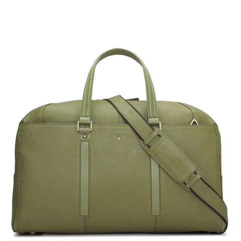 Wax Leather Luggage - Fern