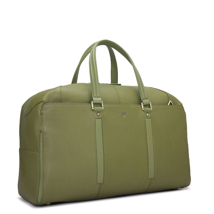 Wax Leather Luggage - Fern