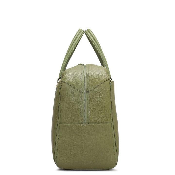 Wax Leather Luggage - Fern