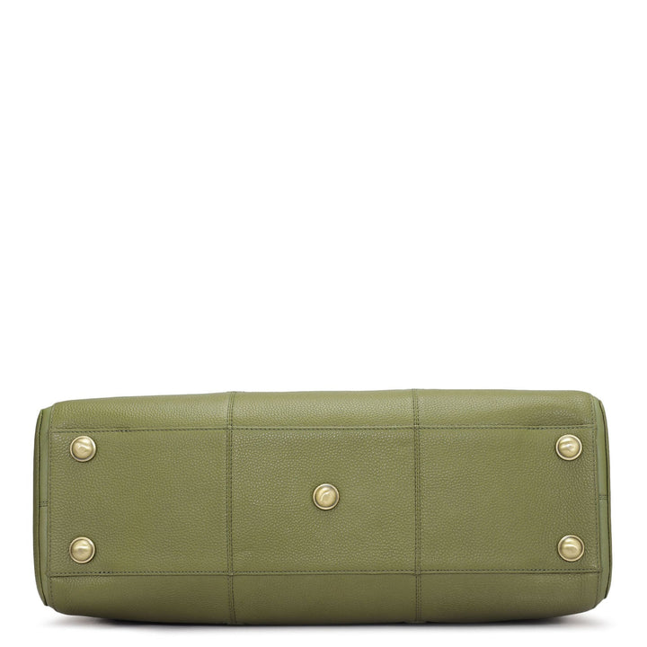 Wax Leather Luggage - Fern