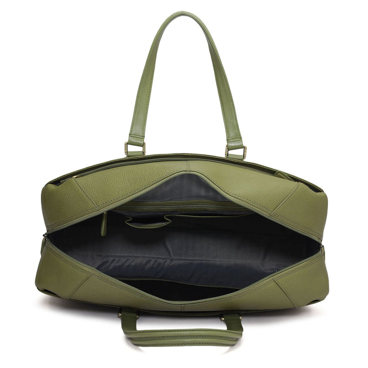 Wax Leather Luggage - Fern