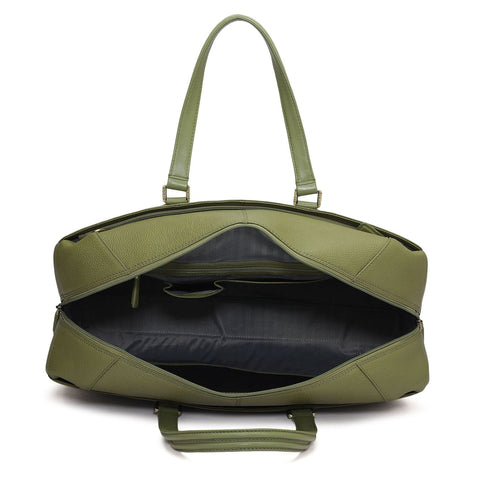 Wax Leather Luggage - Fern