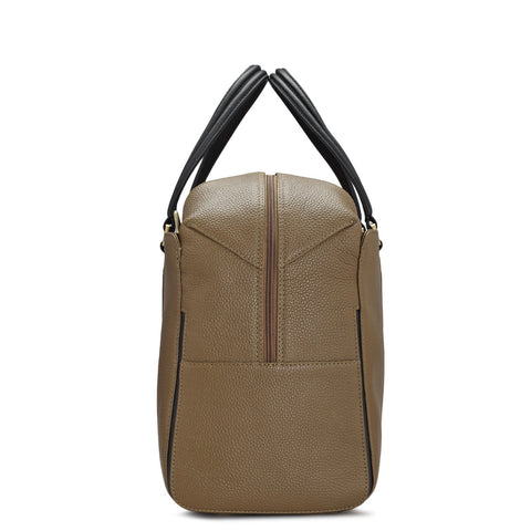 Wax Leather Luggage - Moss