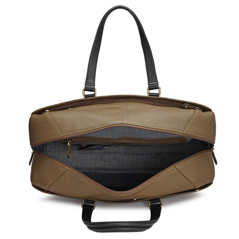 Wax Leather Luggage - Moss