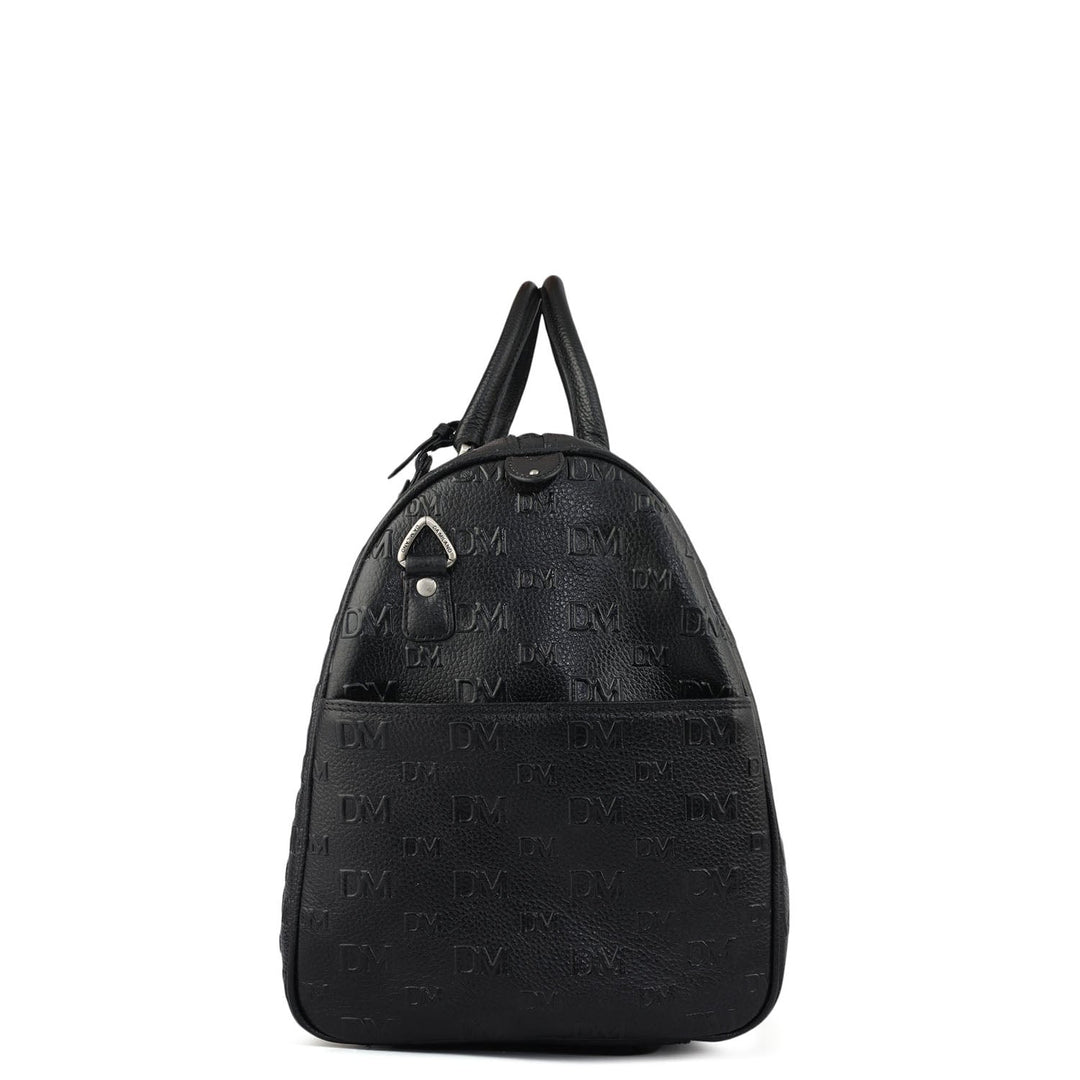 Monogram Wax Leather Luggage - Black