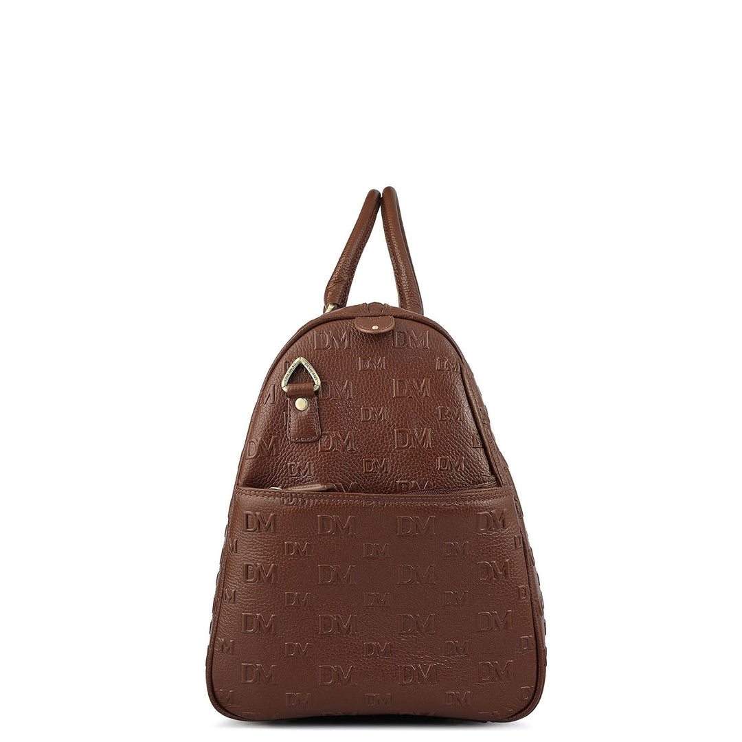 Monogram Wax Leather Luggage - Espresso