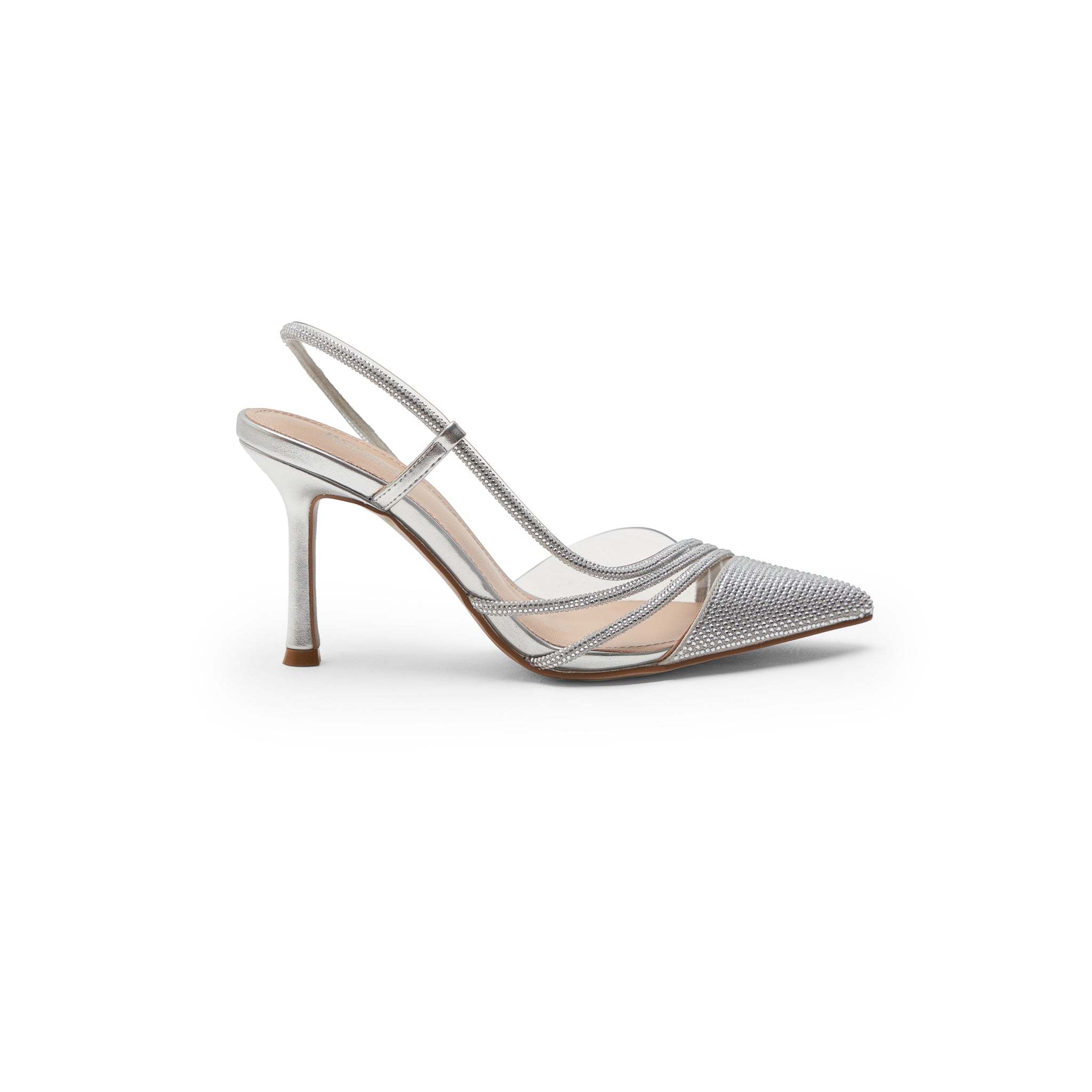 Silver open 2024 toe heels