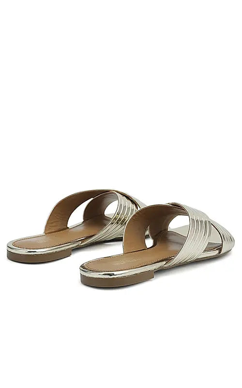 Golden Criss Cross Sliders
