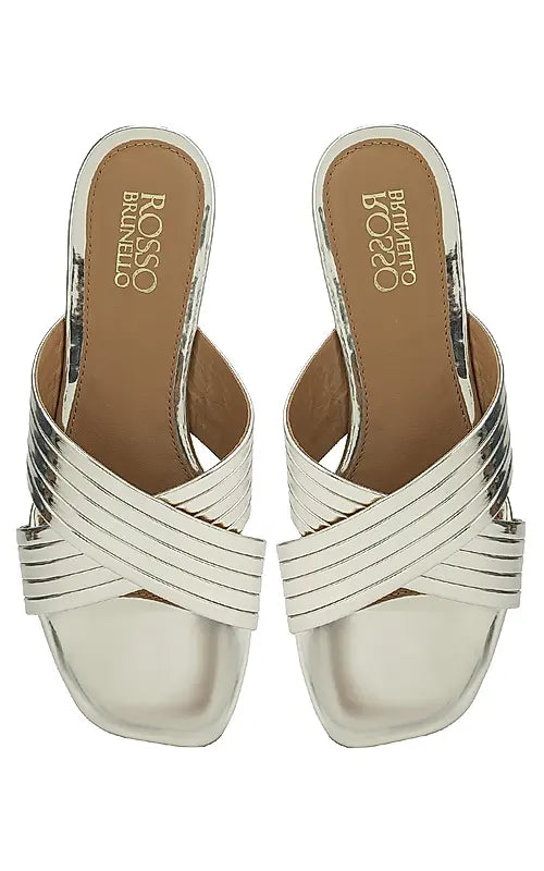 Golden Criss Cross Sliders