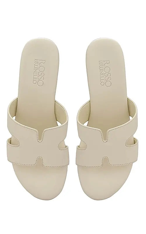 White Curve Wedges